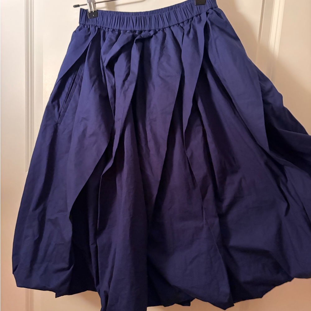 Marni X Uniqlo Navy Bubble Skirt (US XS) - Picture 4 of 8